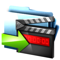 Folder Shared Videos Icon 256x256 png